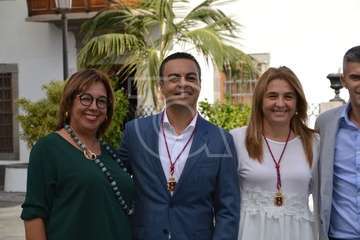 Héctor León toma posesión como concejal en Telde (Foto TA y Daniel Amador)